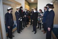 La ministre des Armées visite le nouvel internat de l’Ecole des mousses