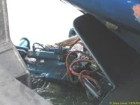 Un des 2 propulseurs orientables