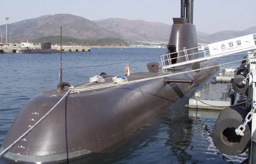 Un U-214 sud-coréen Ã  quai