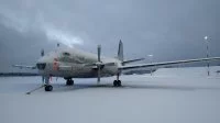 Un avion de patrouille maritime ATL2 sous la neige