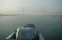 Passage du canal de Suez pour le La Fayette