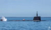 Première plongée statique du sous-marin brésilien Almirante Karam