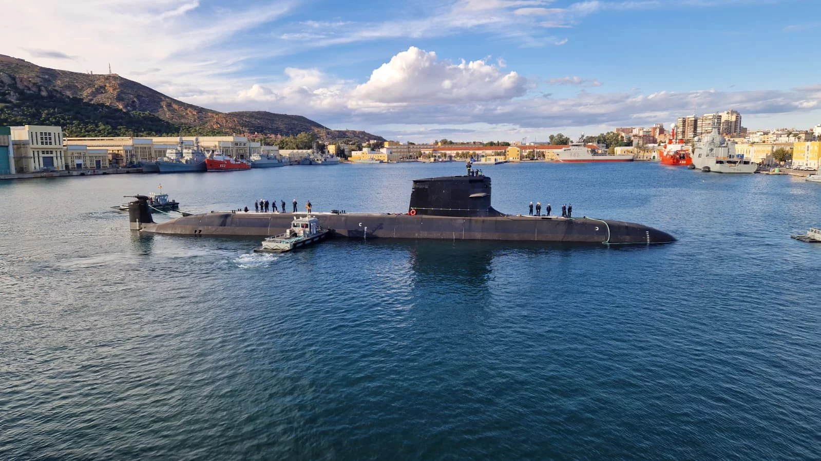 Le sous-marin espagnol Narciso Monturiol