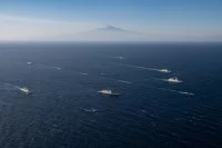 Les participants de l’exercice « Dynamic Manta » en mer Ionienne