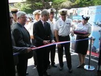 Imauguration par le maire de Toulon et le préfet maritime