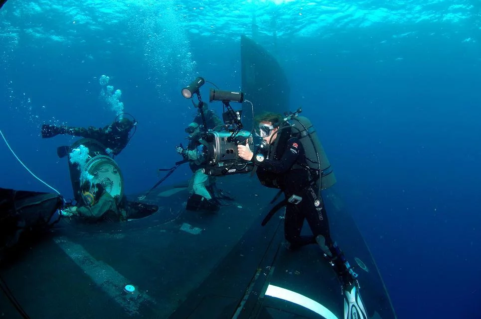 Entraînement Ã  la plongée depuis un sous-marin