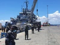 Le bâtiment de soutien et d’assistance outre-mer Champlain effectue une escale au Mozambique