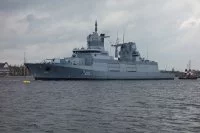 La frégate allemande Baden-Württemberg