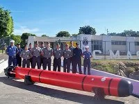 La marine brésilienne reçoit 2 maquettes de torpille F-21