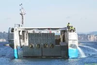Le préfet maritime assiste à une démonstration du L-CAT