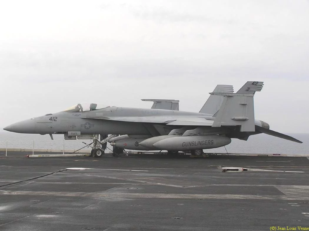 Un chasseur F-18