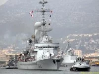 Départ de la frégate Cassard