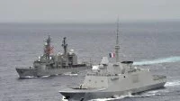 Les frégates Lorraine et Yamagiri (Japon)