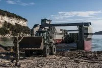 Débarquement sur une plage corse
