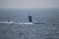L'USS Hartford après la collision