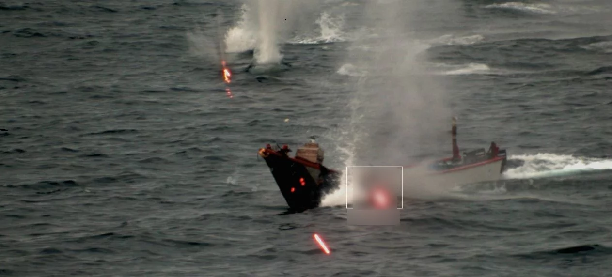 Neutralisation d'un drone de surface