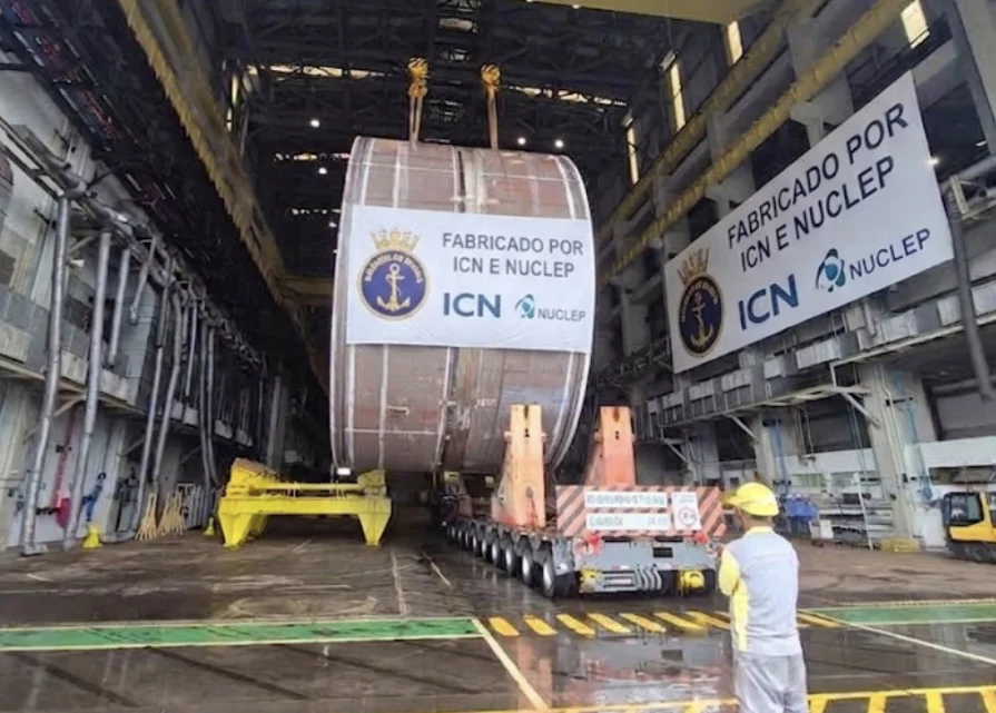La section de qualification du sous-marin nucléaire brésilien