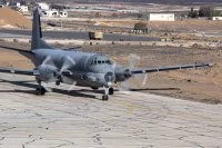 Un avion de patrouille maritime Atlantique 2 sur la base aérienne projetée au Levant