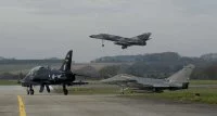 Un Hawk britannique à Landivisiau