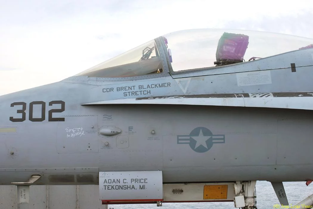 Un chasseur F-18
