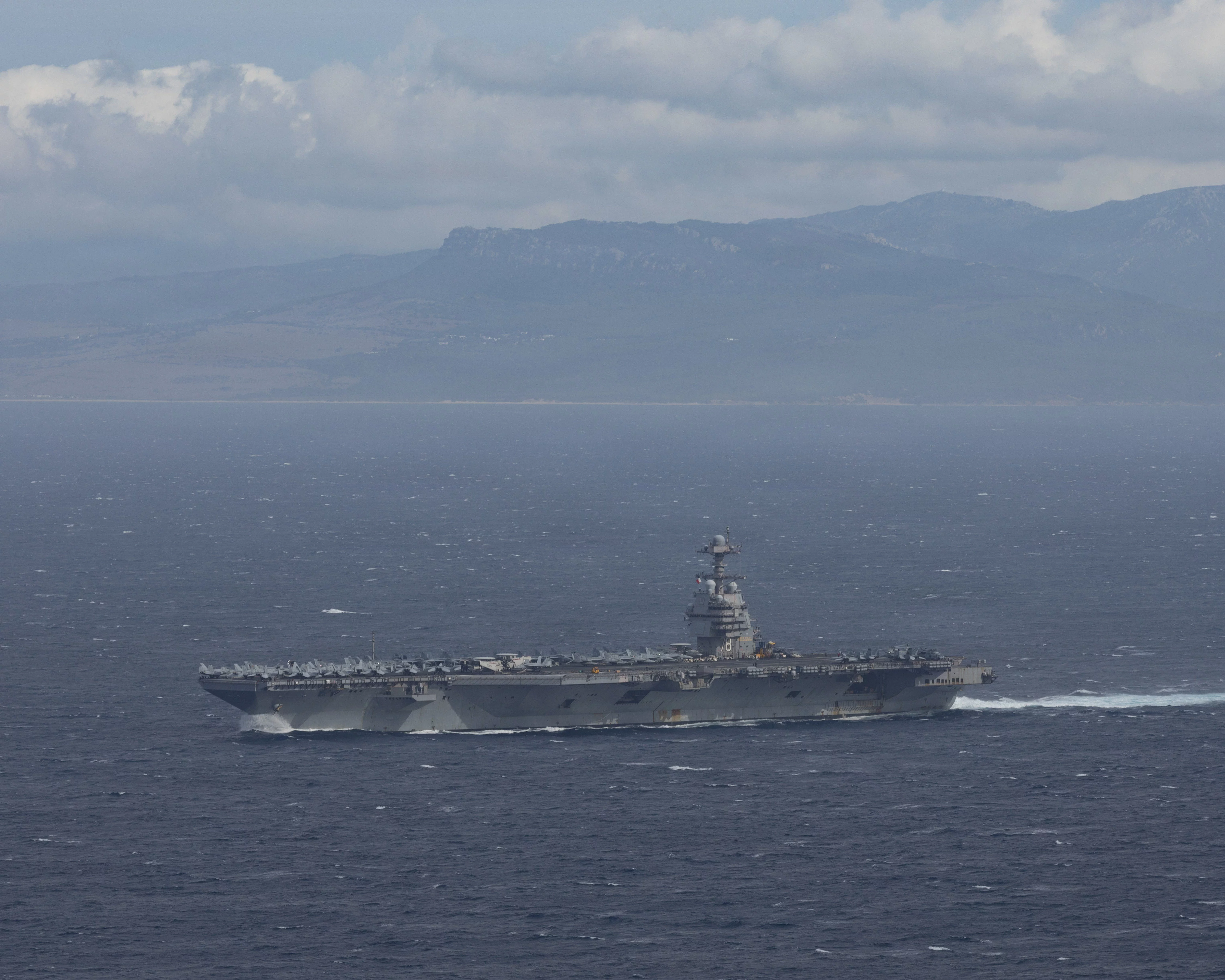 Le porte-avions américain USS Gerald R. Ford
