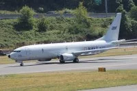 Un avion de patrouille maritime P-8I de la marine indienne