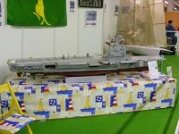 La maquette du Charles de Gaulle