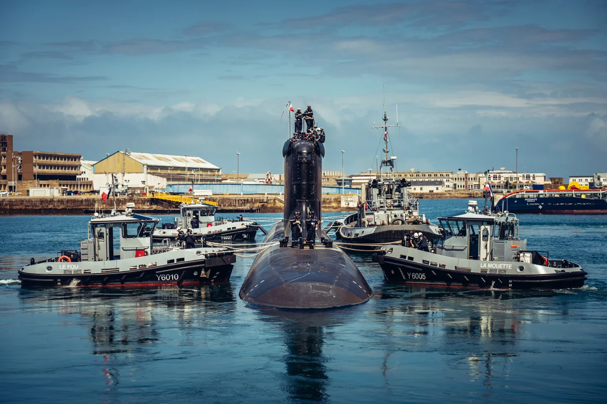Le sous-marin nucléaire Tourville
