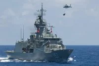 La frégate australienne HMAS Perth