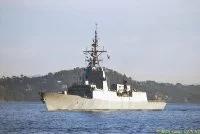 La frégate anti-aérienne espagnole ALMIRANTE DON JUAN DE BORBON