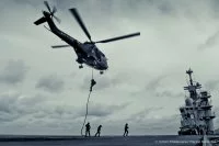 Aérocordage en plein océan Indien