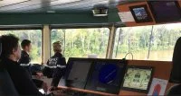 Le BSAM Seine navigue sur l'Amazone