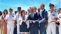 Le ministre des armées inaugure le quai des patrouilleurs outre-mer à la base navale de Nouméa