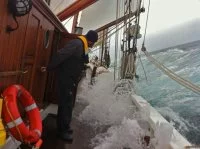 Navigation musclée à l’approche de Saint Pierre