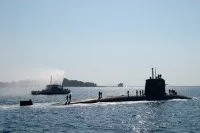 Dernier appareillage du sous-marin Casabianca