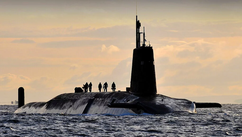 Le sous-marin nucléaire lanceur d'engins britannique Vanguard