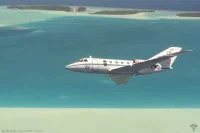 Un avion de patrouille maritime Falcon Gardian de la flottille 25F