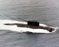 Un sous-marin Kilo Soviétique en patrouille