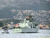 Arrivée à Toulon de la frégate canadienne Ville de Québec