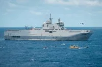 Le porte-hélicoptères amphibie Mistral