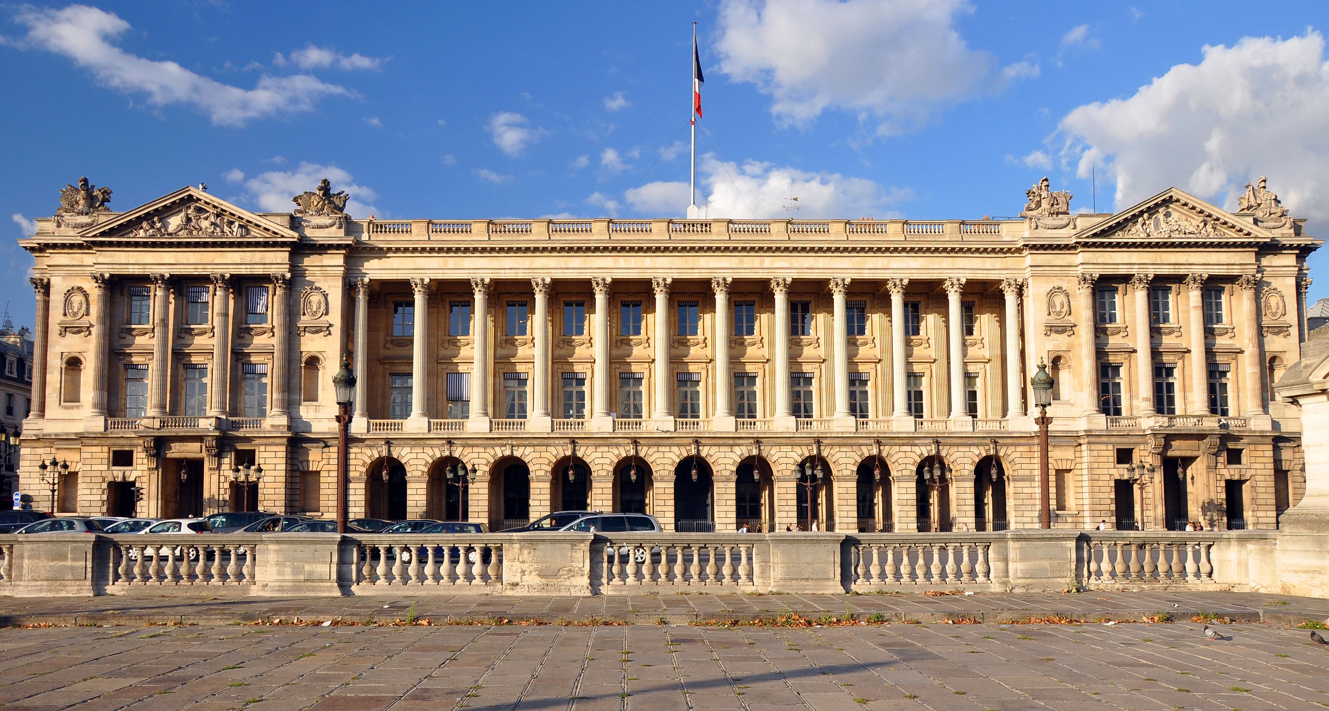 Façade de l'Hôtel de la Marine
