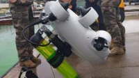 Vue du robot sous-marin