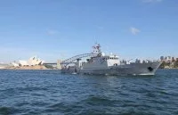 Le patrouilleur La Glorieuse arrive à Sydney
