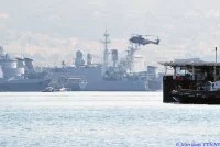 Appontage d’un NH90 sur le Chevalier-Paul