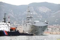 Prise de commandement du BPC Mistral