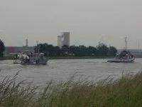    Transit sur l'Escaut en compagnie du RC Acharné