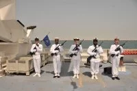 La garde d'honneur du Beautemps-Beaupré