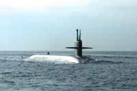 Le sous-marin nucléaire lanceur d'engins USS Wyoming