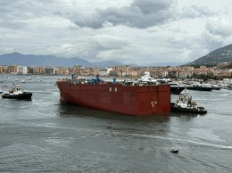 Le chantier naval Fincantieri lance la section avant du Bâtiment Ravitailleur de Forces Emile Bertin